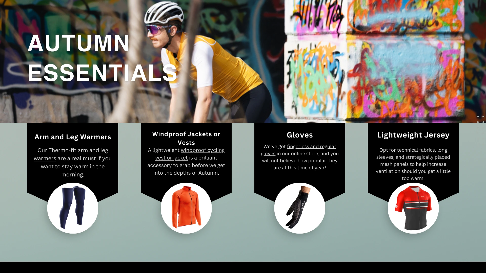 autumn cycling mens infographic 